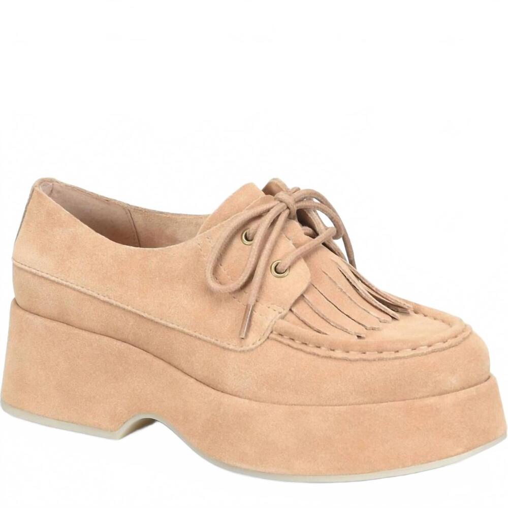 NEW KORK-EASE women's penelope platform oxfords in natural
